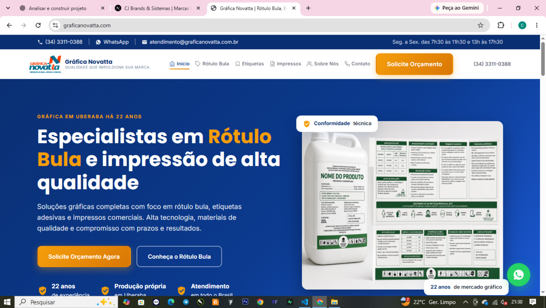 Projeto Gráfica Novatta